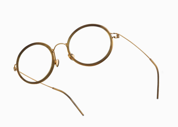 gouden bril van lindberg precious collectie